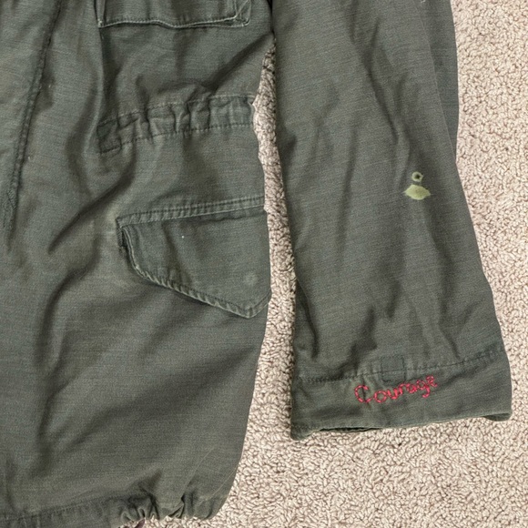 One of a kinda Riley Vintage 1967 military Vietnam War army jacket size S - Picture 14 of 15